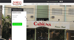 Desktop Screenshot of hotelcabiuna.com.br